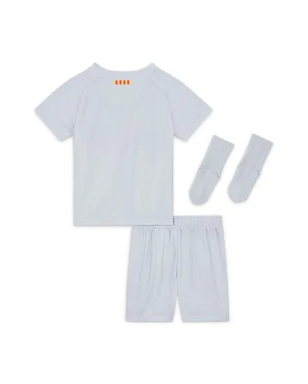 Ensemble football Enfant FCB I NK DF KIT 3R Blanc