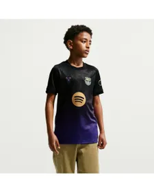 Maillot de football Enfant FCB Y NK DF JSY SS STAD AW Noir