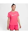 T-shirt Femme W NK ONE SWOOSH HBR DF SS TOP Rose