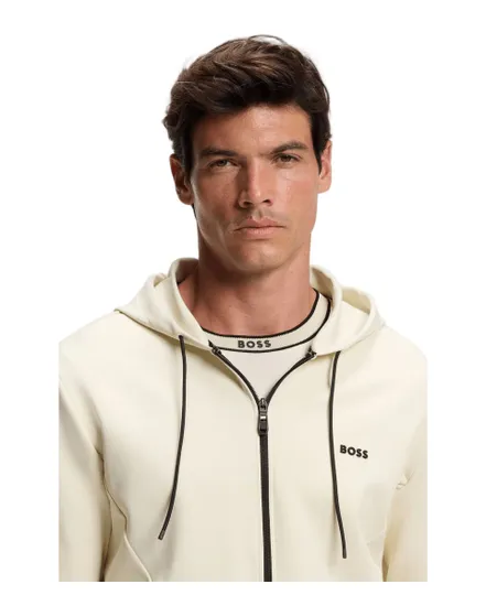 Sweat zippé à capuche Homme FZ HOODIE ZONE Blanc Clair
