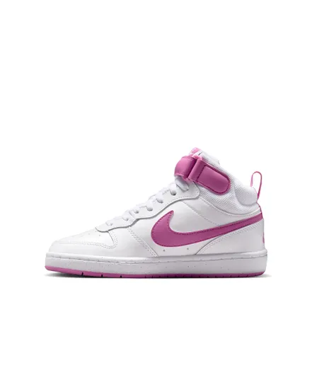 Chaussures Fille COURT BOROUGH MID 2 (GS) Blanc