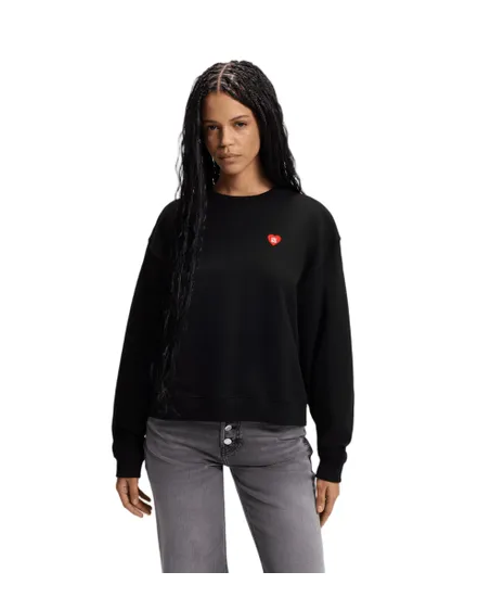 Sweat col rond Femme DEROXINA 7 Noir