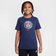 T-shirt de football Enfant plus agé PSG U NK CREST TEE Bleu