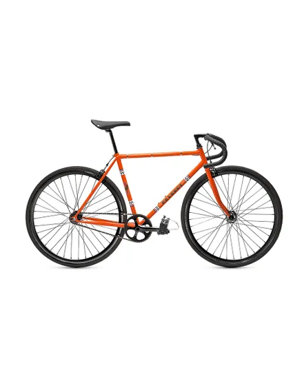 Vélo fixie urbain Unisexe LU01 Orange