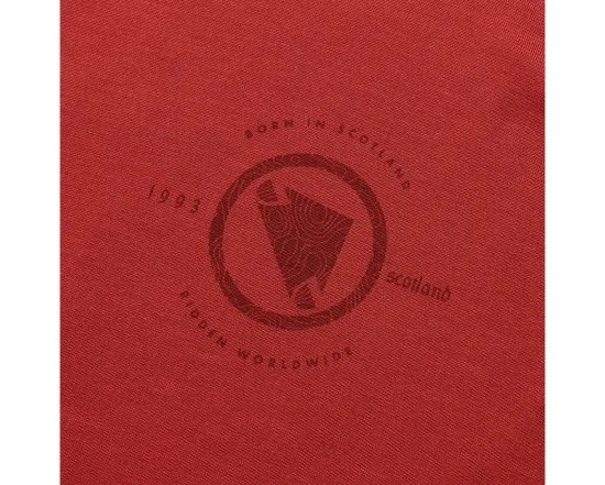 T-shirt manches courtes Homme LOOP TECH Rouge Brique