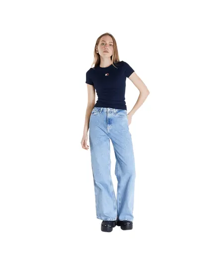T-Shirt Femme TJW Slim Badge Rib Tee