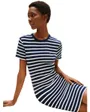 Robe courte Femme NEW CODY STR SLIM SHORT DRS SS Bleu Marine