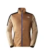 Veste zip Homme M MIDDLE ROCK FZ FLEECE Marron