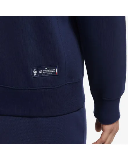 Sweatshirt à capuche manches longues Homme FFF M NSW CLUB HOODIE PO BB Bleu