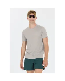 T-shirt Homme BESY M S-S MELANGE TEE Gris