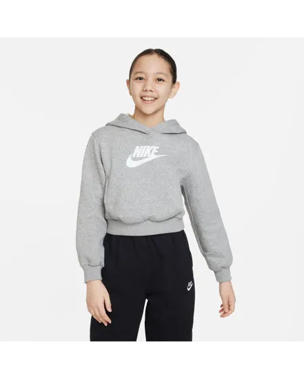 Sweat à capuche manches longues Enfant G NSW CLUB FLC CRP HDY HBR Gris