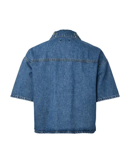 Chemise Jean Broderie Fleur
