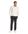 Pull col rond Homme CLASSIC COTTON CABLE CREW NECK Écru