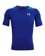 T-Shirt MC Homme UA HG ARMOUR COMP SS Bleu