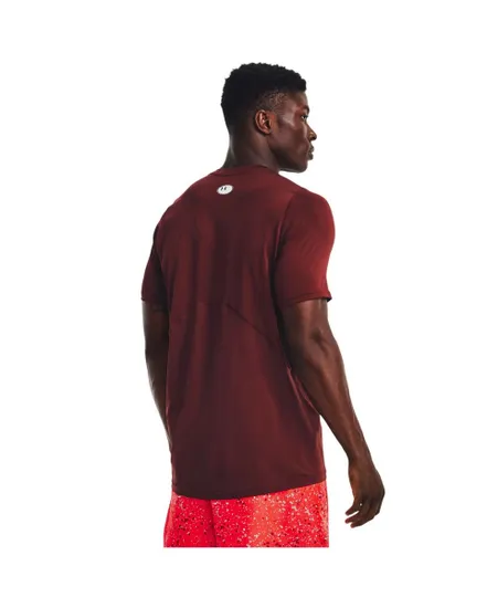 T-shirt manches courtes Homme UA HG ARMOUR FITTED SS Bordeaux