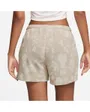 Short Femme W NSW NK CHLL FT MR 4 AOP Beige