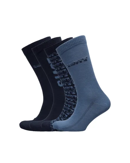 Chaussettes Homme Levi's Boîte Cadeau Denim Logo 4P