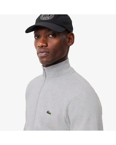 Sweat col zip Homme MEN S SWEATSHIRT FLEECE Argent
