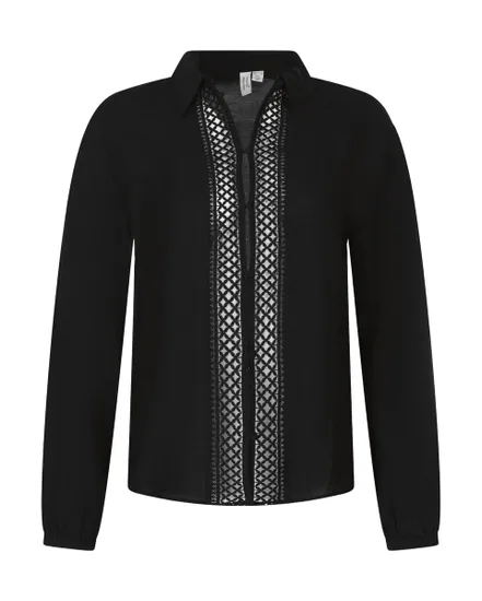 Chemisier Femme Vmitzel Manches Longues Tissé