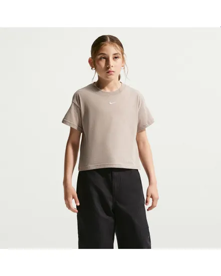 T-shirt Enfant G NSW TEE BOXY ESSNTL LBR Marron