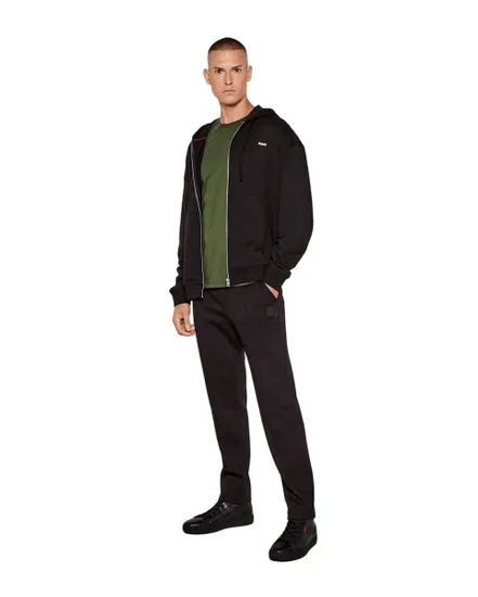 Sweat zippé à capuche Homme DAPOZIP Noir