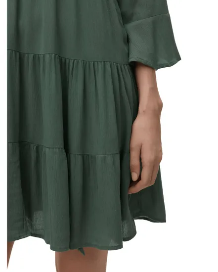 Robe Femme Manches Longues Col V Imprimé