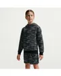 Sweat Enfant K NSW CLUB FLC PO HDY AOP Gris