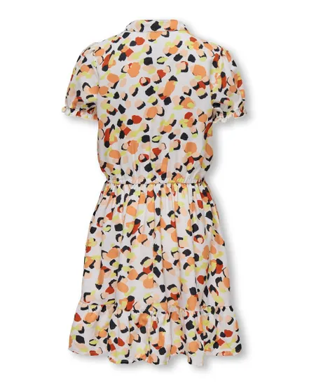 KOGLIZZY S/S TIE STRING DRESS AOP CS
