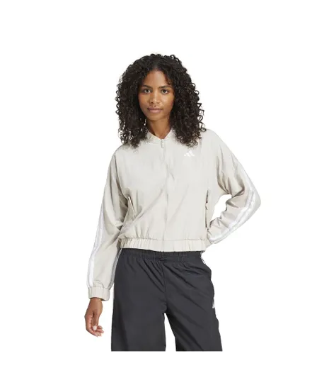 Veste zip Femme W 3S WV BOMBER Beige