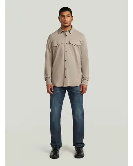 Chemise Homme MARINE JERSEY SHIRT LS Beige