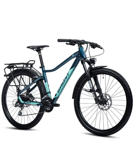 VTT semi rigide Femme LANAO EQ Bleu/Vert