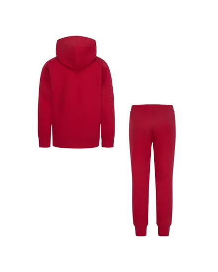 Survêtement Garçon MJ ESSENTIALS FLC PO SET Rouge