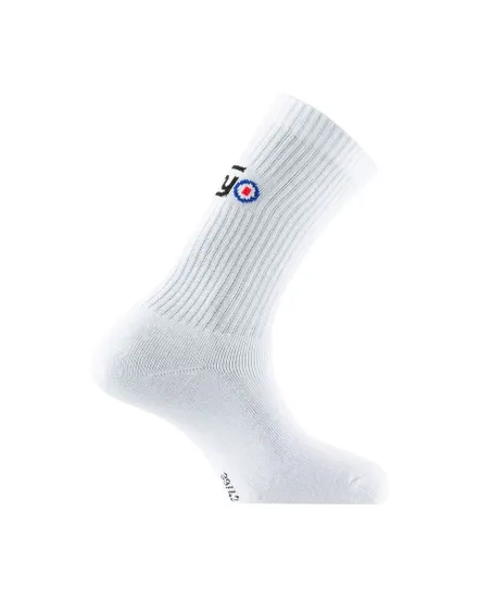 2 paires de chaussettes Homme MI-CHAUSSETTE HOMME X2 Blanc