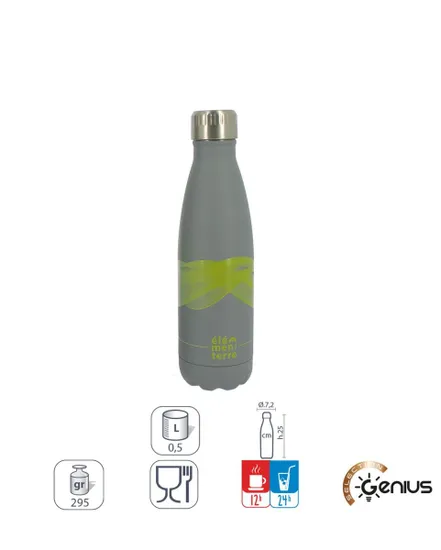Bouteille isotherme 500ml Unisexe Gris