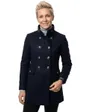 Manteau Femme Salsa Short Wool Peacoat