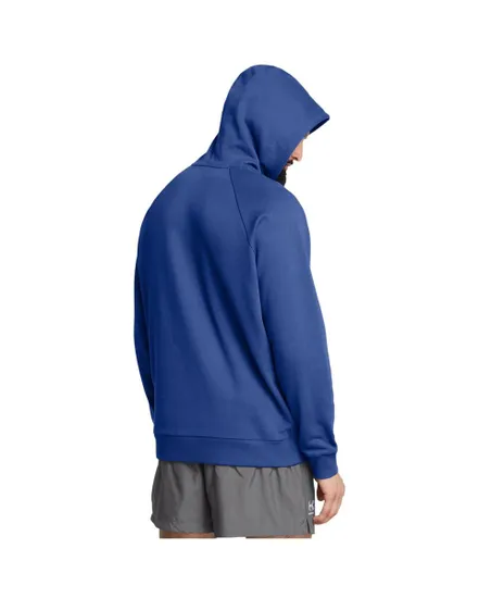 Sweat à capuche Homme UA RIVAL FLEECE HOODIE Bleu