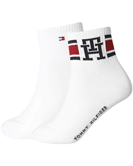 Lot de 2 paires de chaussettes Homme QUARTER 2P SPORT Blanc