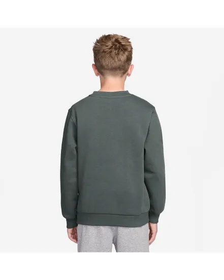 Sweat Garçon K NSW CLUB FLC CREW LS LBR Vert