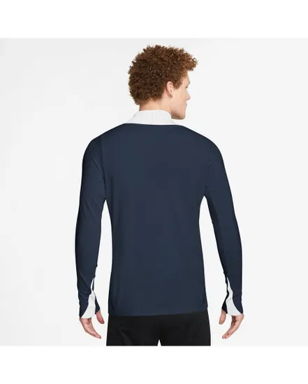 Haut col zip Homme M NK DF STRK DRIL TOP Bleu