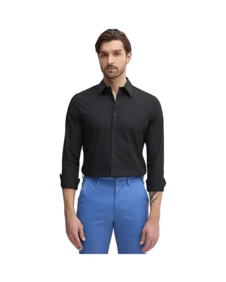 Chemise Homme LS SOLID STRETCH SLIM SHIRT Noir