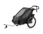 Remorque pour enfant 1 place CHARIOT SPORT Noir