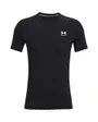 T-Shirt Homme UA HG ARMOUR FITTED SS Noir