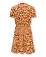 KOGLIZZY S/S TIE STRING DRESS AOP CS