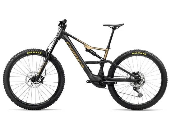 VTT électrique tout suspendu Unisexe RISE LT H20 Noir/Vert Olive