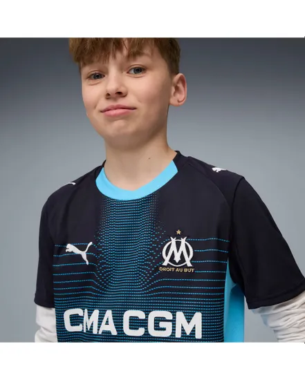 Maillot de football Enfant OM Extérieur 2025/2026 Bleu