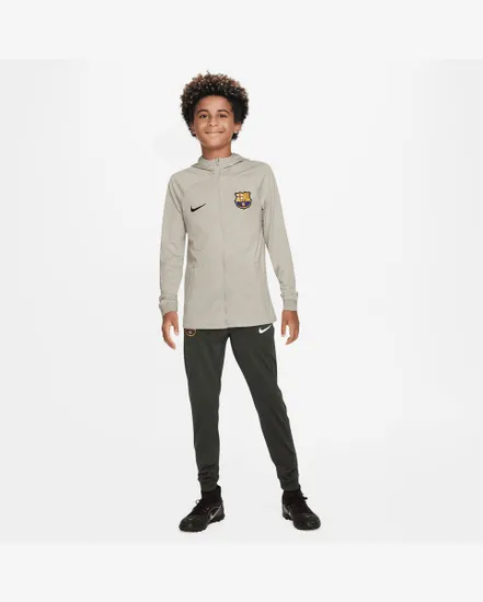 Survetement de football Enfant FCB Y NK DF STRK HD TRK SUIT K Beige