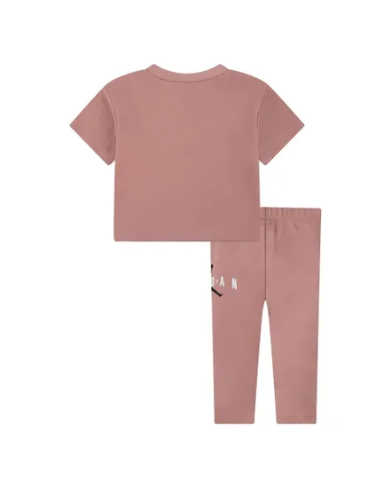 Ensemble tee-shirt et legging Bébé fille JDG SUSTAINABLE LEGGING SET Rose