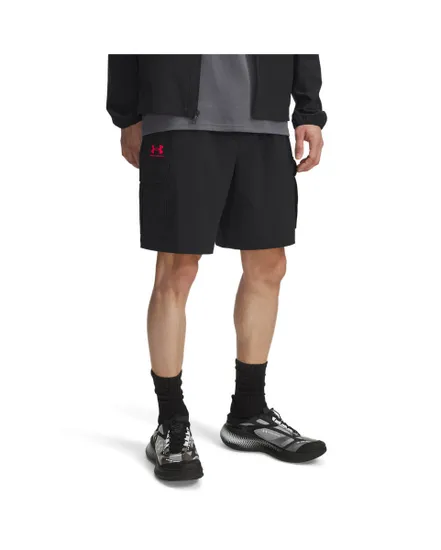Short Homme UA VIBE WOVEN CARGO SHORT Noir