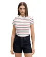 Polo Femme Slim Rib Court