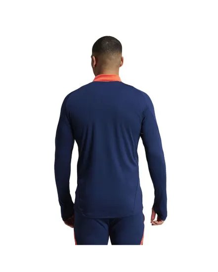 Haut col zip Homme MUFC TR TOP Bleu